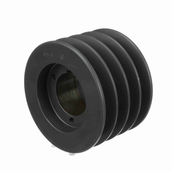 4 Groove Cast Iron Bushed Bore Multiple Sheave, 4TB46